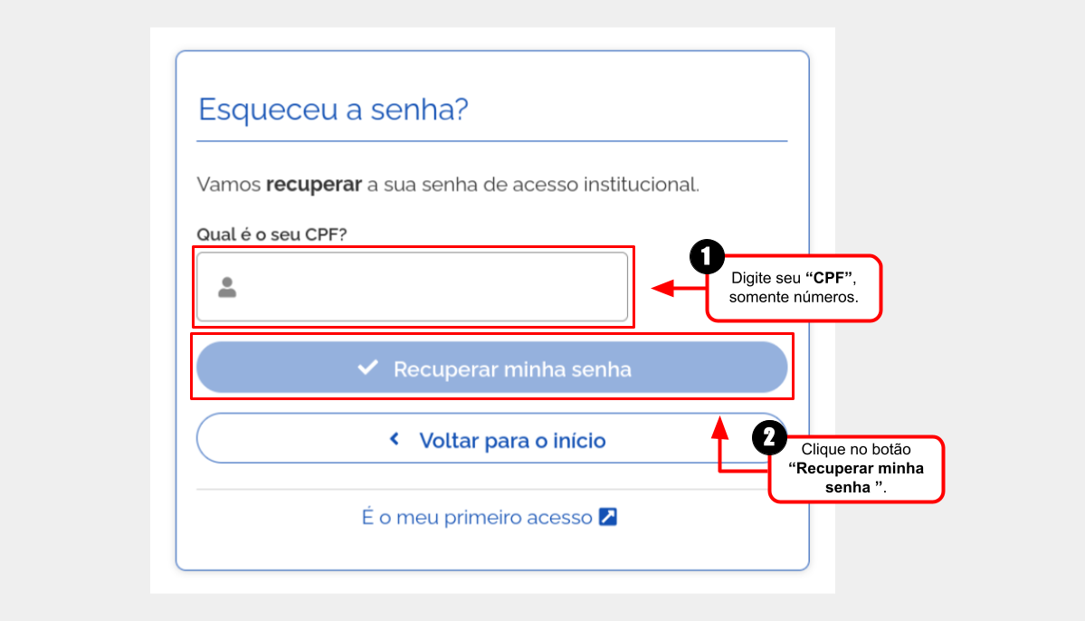 esqueci minha senha, como recupera-la? – aiqfome